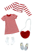 Load image into Gallery viewer, Hearts and Stripes Forever Outfit
